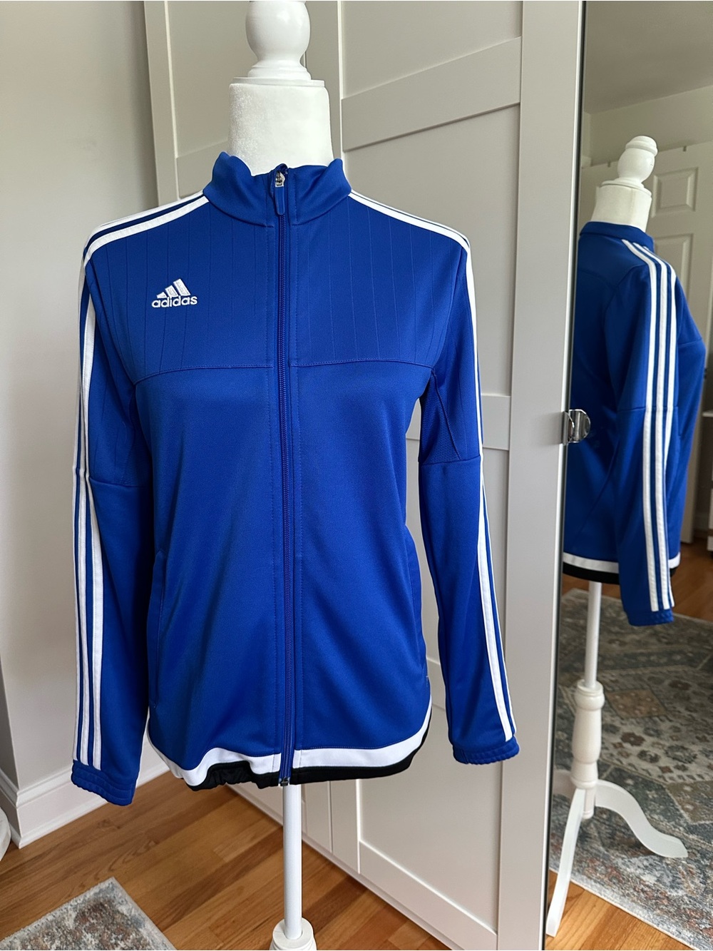 adidas Royal Blue Performance Zip Jacket
